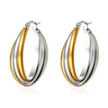 PVD Gold-Plated Stainless Steel Earrings